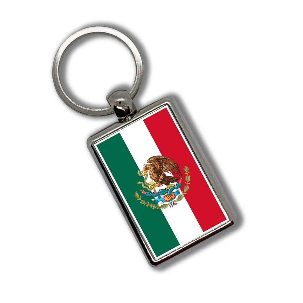 6596 Mexico Keychain Metallic Key Chain Keyring Mexico
